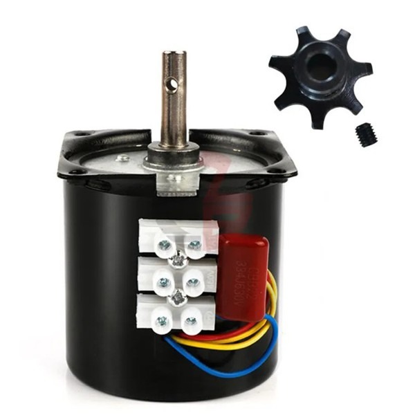40W AC 220V 2.5r/min Turning Motor for Automatic Egg Incubators – Heavy Duty Gear Deceleration Permanent Magnet Synchronous Motor - Image 3