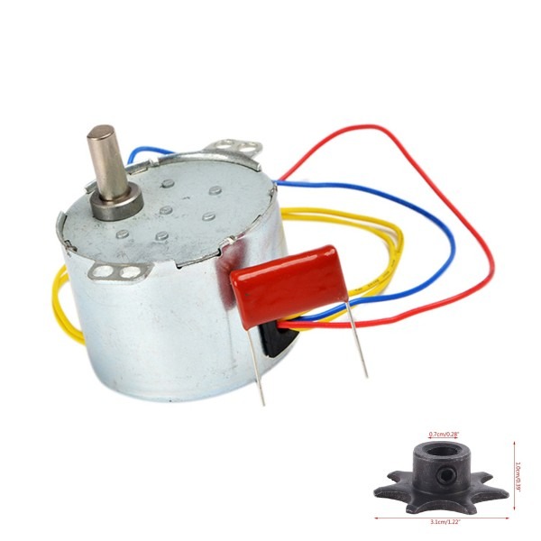 6W AC 220V 2.5r/M Turning Motor for Automatic Egg Incubators with Gear Deceleration Controllable Permanent Magnet Synchronous Motor - Image 4