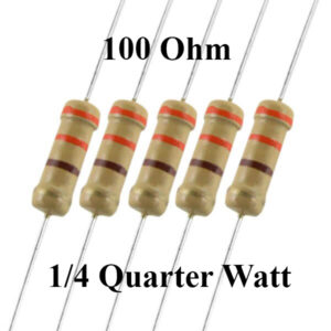 100 Ohm 1/4 Watt Resistor