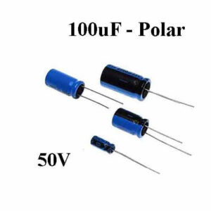 100uF 50V Electrolytic Capacitor