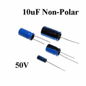 10uF 50V Non-Polar Electrolytic Capacitor