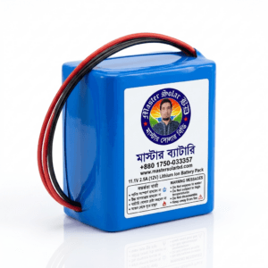 11.1v 2.5a (12v) Lithium Ion Battery Pack
