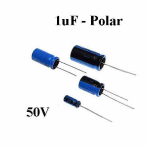 1uF 50V Electrolytic Capacitor