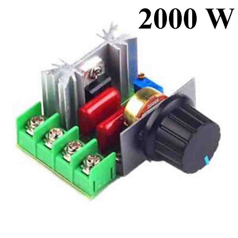 2000W AC Motor Speed Controller 50A 50-220V Adjustable Voltage Regulator Motor Speed Controller