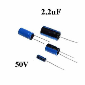 2.2uF 50V Electrolytic Capacitor