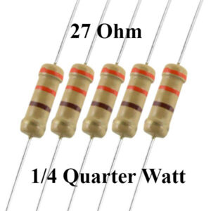 27 Ohm 1/4 Watt Resistor