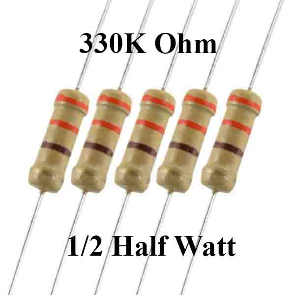 330K Ohm 1/2 Watt Resistor