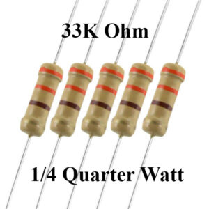 33K Ohm 1/4 Watt Resistor
