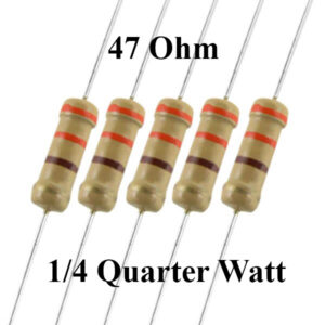 47 Ohm 1/4 Watt Resistor