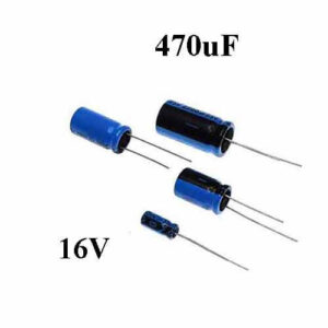 470uF 16V Electrolytic Capacitor