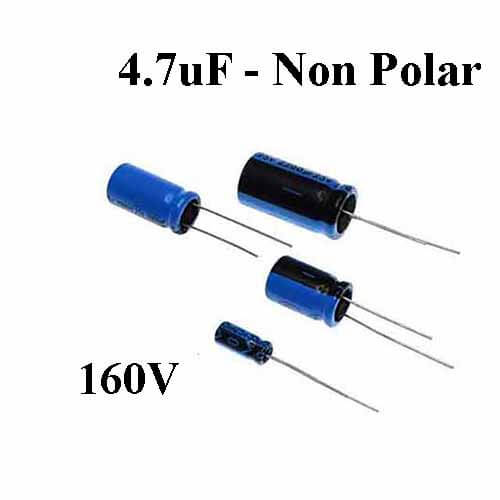 4.7uF 160V Electrolytic Polar Capacitor