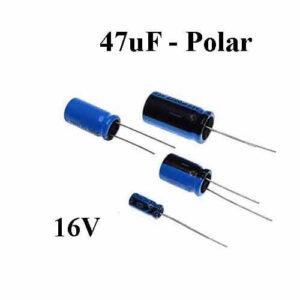 47uF 16V Polar Electrolytic Capacitor