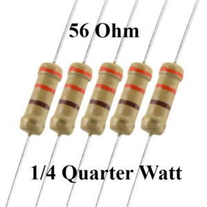 56 Ohm 1/4 Watt Resistor