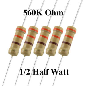 560K Ohm 1/2 Watt Resistor