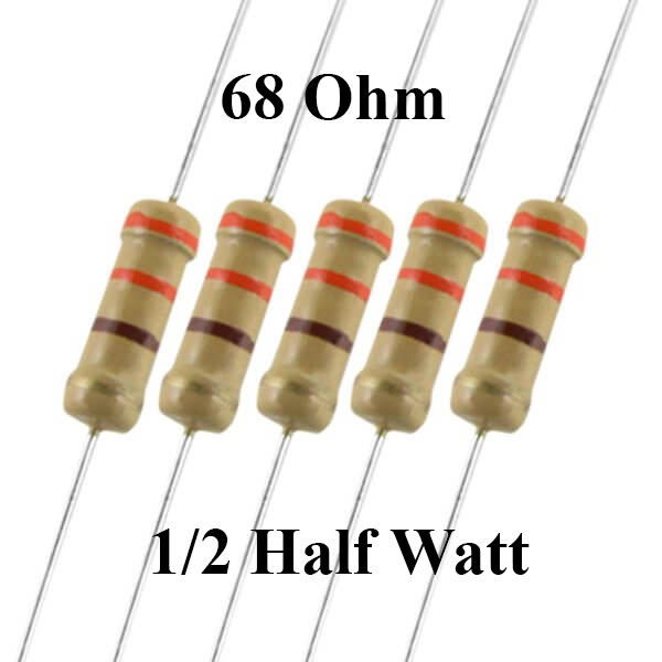 68 Ohm 1/2 Watt Resistor