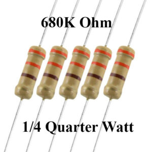 680K Ohm 1/4 Watt Resistor