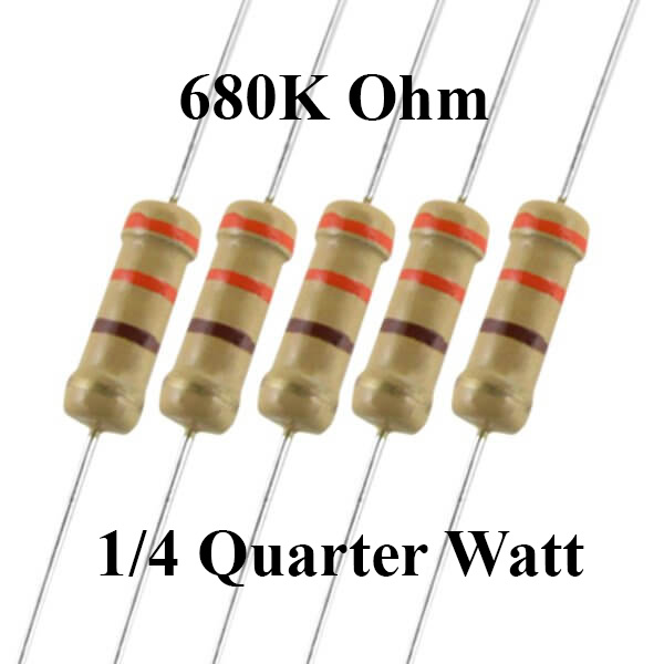 680K Ohm 1/4 Watt Resistor