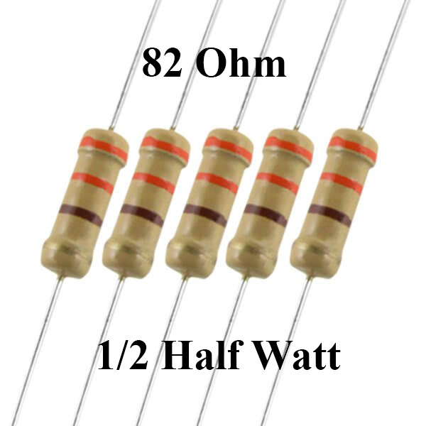 82 Ohm 1/2 Watt Resistor