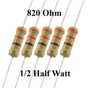 820 Ohm 1/2 Watt Resistor