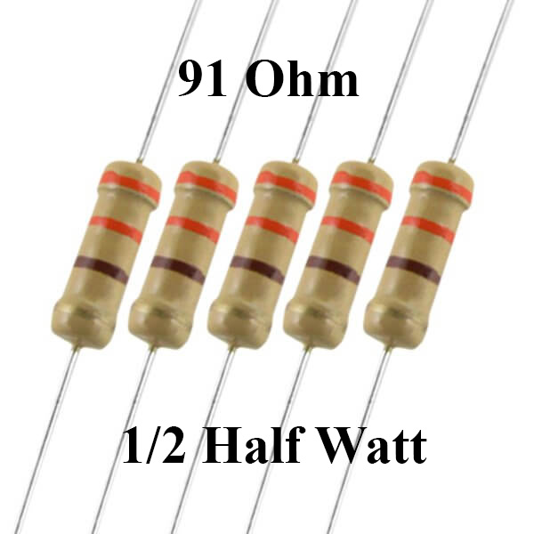 91 Ohm 1/2 Watt Resistor