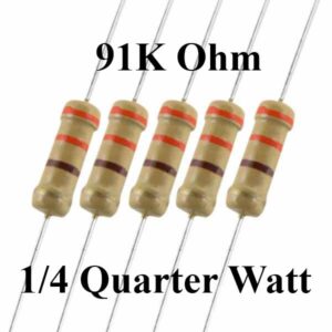 91K Ohm 1/4 Watt Resistor