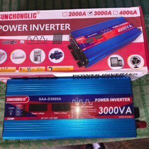SUNCHONGLIC 3000VA Power Inverter DC 12V to AC 220V Modified Sine Wave with USB Port | SAA-D3000A