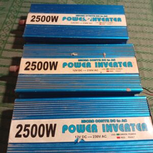 2500W Power Inverter 12V DC to 230V AC - Heavy Duty Smart Micro Controller Solar & Car Power Inverter with Dual LED Indicator & Multi-Protection System
