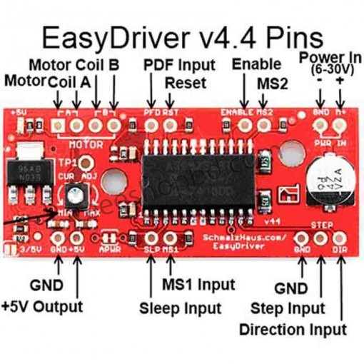 A3967 EasyDriver Stepper Motor Driver V44 for arduino development board 3D Printer A3967 module - Image 2