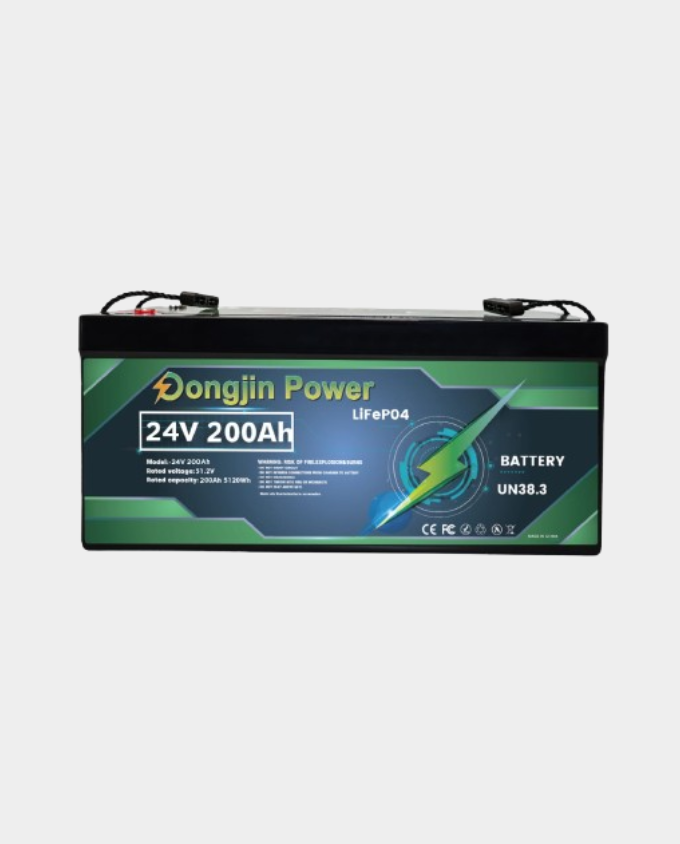 DJDC 25.6V 200Ah LiFePO4 Lithium Battery