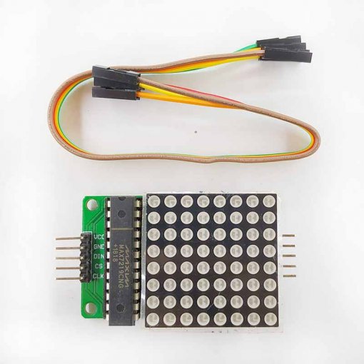 Dot LED Matrix Module With Cable Display Board MAX7219 - ছবি 2