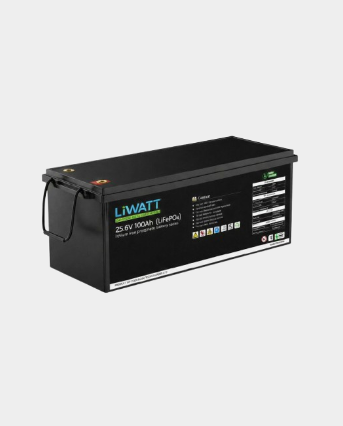 Liwatt Lithium-ion LiFePO₄ 25.6V 100Ah IPS / UPS Battery
