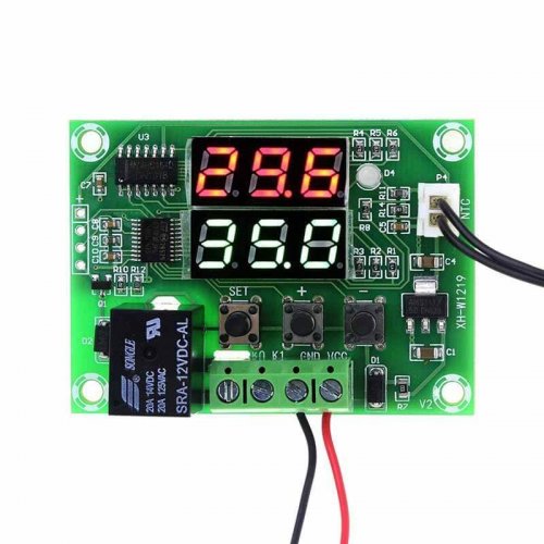 XH-W1219 DC 12V Thermostat Temperature Controller Switch Dual LED Digital Display + Waterproof NTC Sensor Module for Incubator - Image 2
