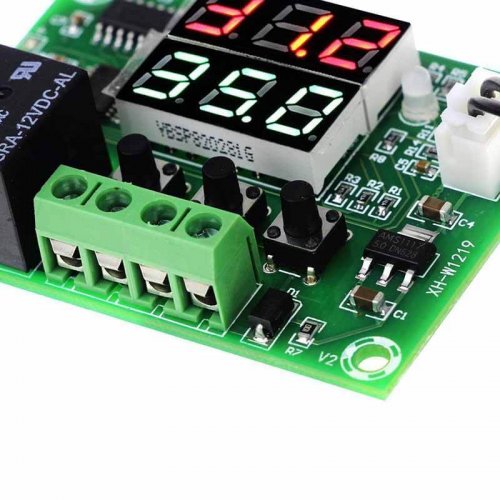 XH-W1219 DC 12V Thermostat Temperature Controller Switch Dual LED Digital Display + Waterproof NTC Sensor Module for Incubator - Image 3