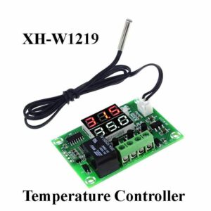 XH-W1219 DC 12V Thermostat Temperature Controller Switch Dual LED Digital Display + Waterproof NTC Sensor Module for Incubator