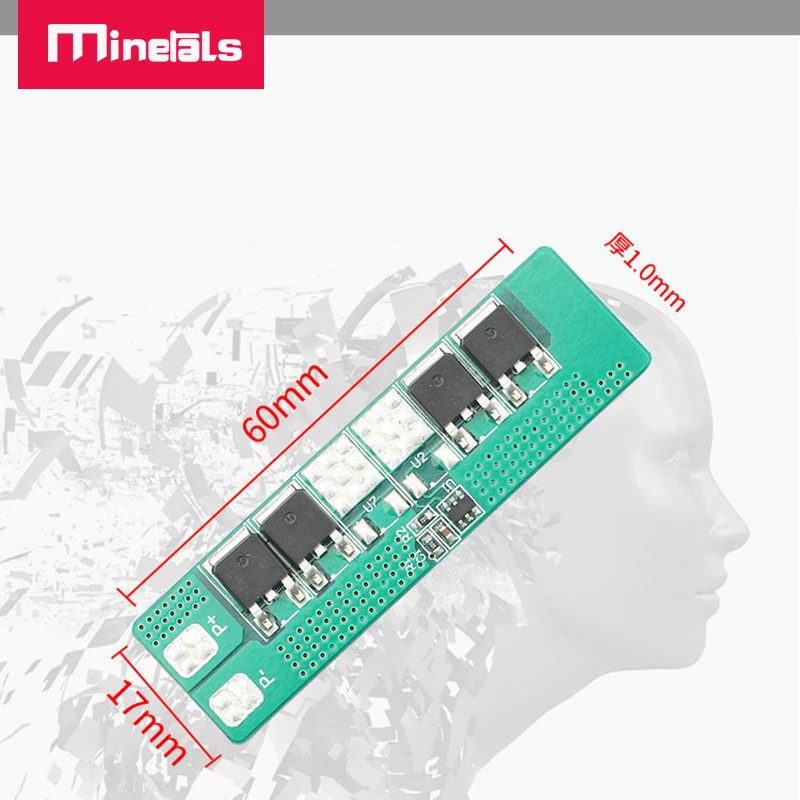 BMS 1S 3.2V 3.7V Li Ion LiFePo4 5A 10A 15A For Solar Street Lamp Charge Discharge Protection Board For Lithium Batteries PCM - Image 5