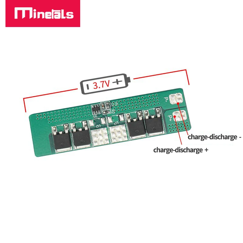 BMS 1S 3.2V 3.7V Li Ion LiFePo4 5A 10A 15A For Solar Street Lamp Charge Discharge Protection Board For Lithium Batteries PCM - Image 3