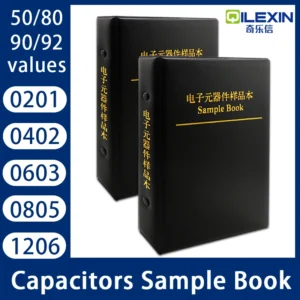SMD Capacitor Kit SMD Capacitor Sample Book 0201 0402 0603 0805 1206 Assortment Pack 80/90/92values DIY 25 50 pcs
