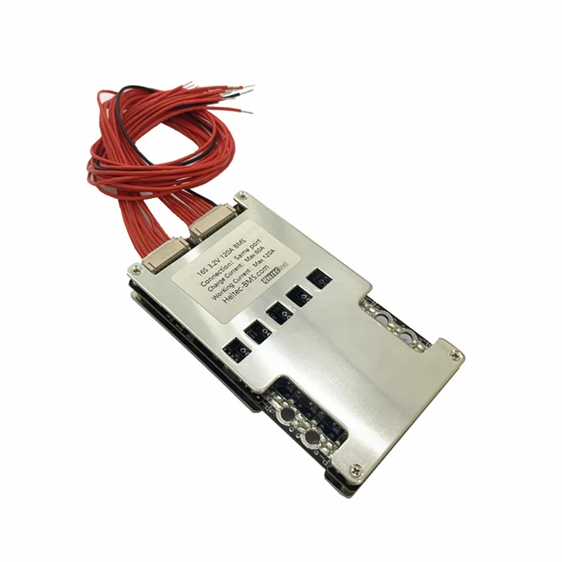 Heltecbms bms 12s 16s 48v lifepo4 60A 120A 18650 BMS 60v Ternary lithium battery BMS 48v with balanced module Energy storage - Image 2