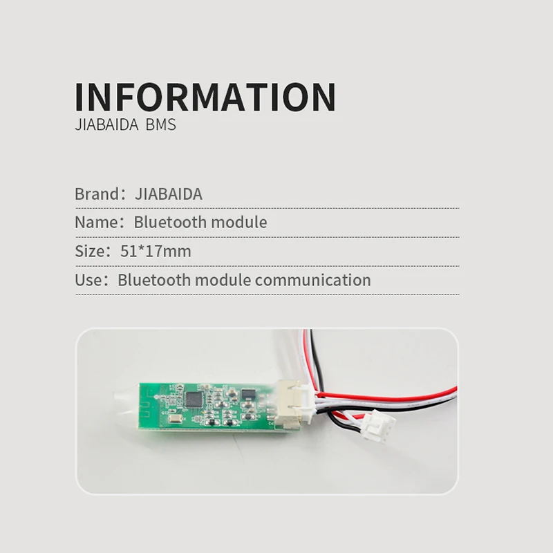 JBD Accessories Bluetooth Module UART RS485 LCD Displayer For Lithium Battery Smart BMS 3S-20S With Communication Function - Image 2