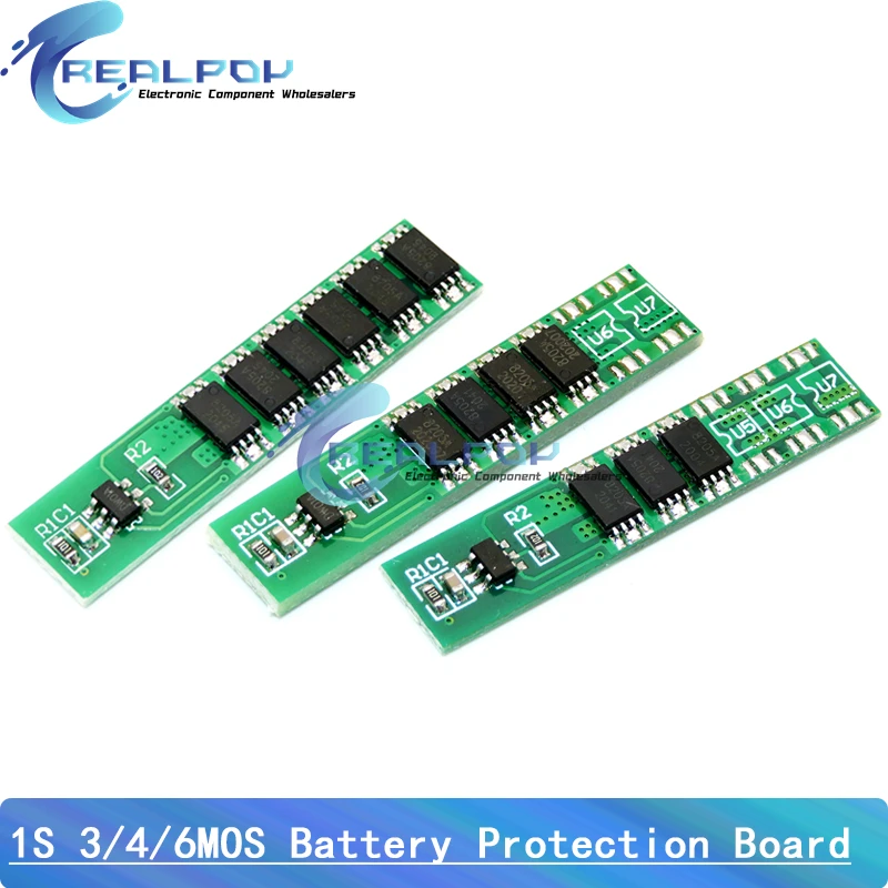 1S 3.7V 3A 4A 7.5A 10A 12A 16A 24A 3MOS 4MOS 6MOS li-ion BMS PCM battery protection board pcm for 18650 lithium ion li battery - Image 5