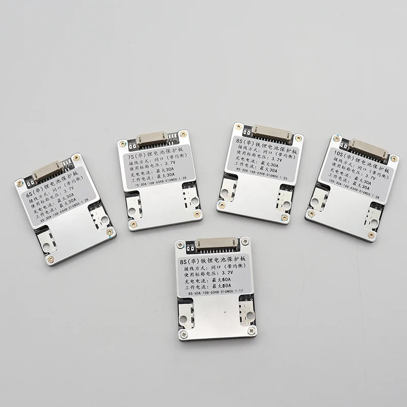 30A 60A 6S 7S Li-ion 8S Lifepo4 24V 10S 36V Lithium Battery Protection Board 25.2V 29.4V with Balance BMS Motor Energy Storage - Image 2