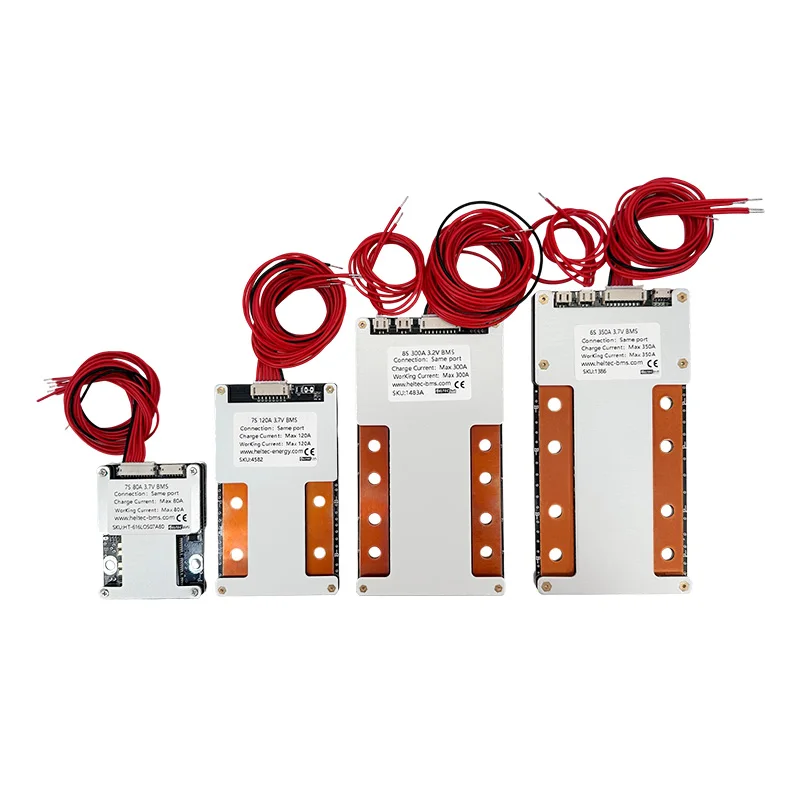 Heltecbms 8s 24v LiFePO4 BMS 6s 7s 24v Balanced 18650/21700 30A 60A 80A 120A 200A 300A 350A Lithium Battery Protection Board - Image 3