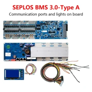 BMS Seplos Smart Seplos BMS 3.0 Smart BMS 100A/150A/200A 24V/48V 13S 14S 8S 15S 16S LFP With Bluetooth LCD Screen BMS Li-Ion LiFePO4 Battery