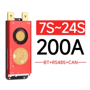DALYBMS 150A 200A DALY BMS 4-24S Smart BMS 8S 24V Active Balance 1A BMS for LiFePO4 Lithium Ion Battery BMS RS485 CAN App BT