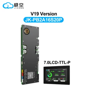 JIKONG BMS 4.3/7.0 inch V19 LCD JK-PB2A16S20P Household Energy Inverter BMS 8S/24V 16S/48V 200A Li-ion/ Lifepo4/ LTO Battery BMS