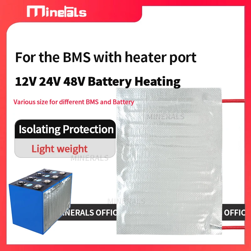 Battery Heating Pad 4S 8S 16S Battery Heater 24V 48V 12V BMS Heater Isolating Protection 280x170mm 280x200mm 200x210mm 200x170mm