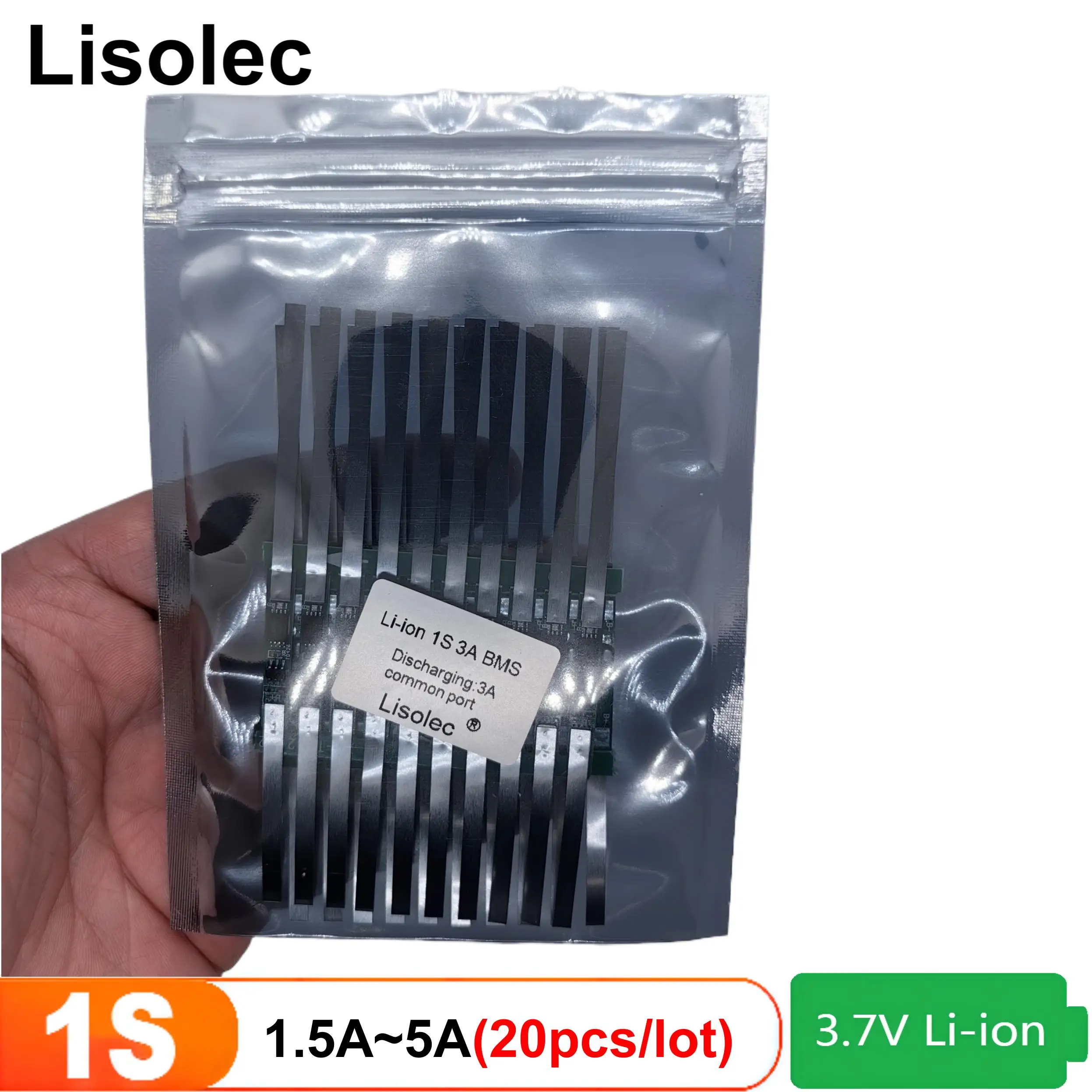 1S BMS 18650 21700 14500 1.5A 2A 3A 3.5A 5A Charge Discharge Protection Board 3.7V Li-ion Lipo Lithium Battery 4.2V Charge Plate - Image 5