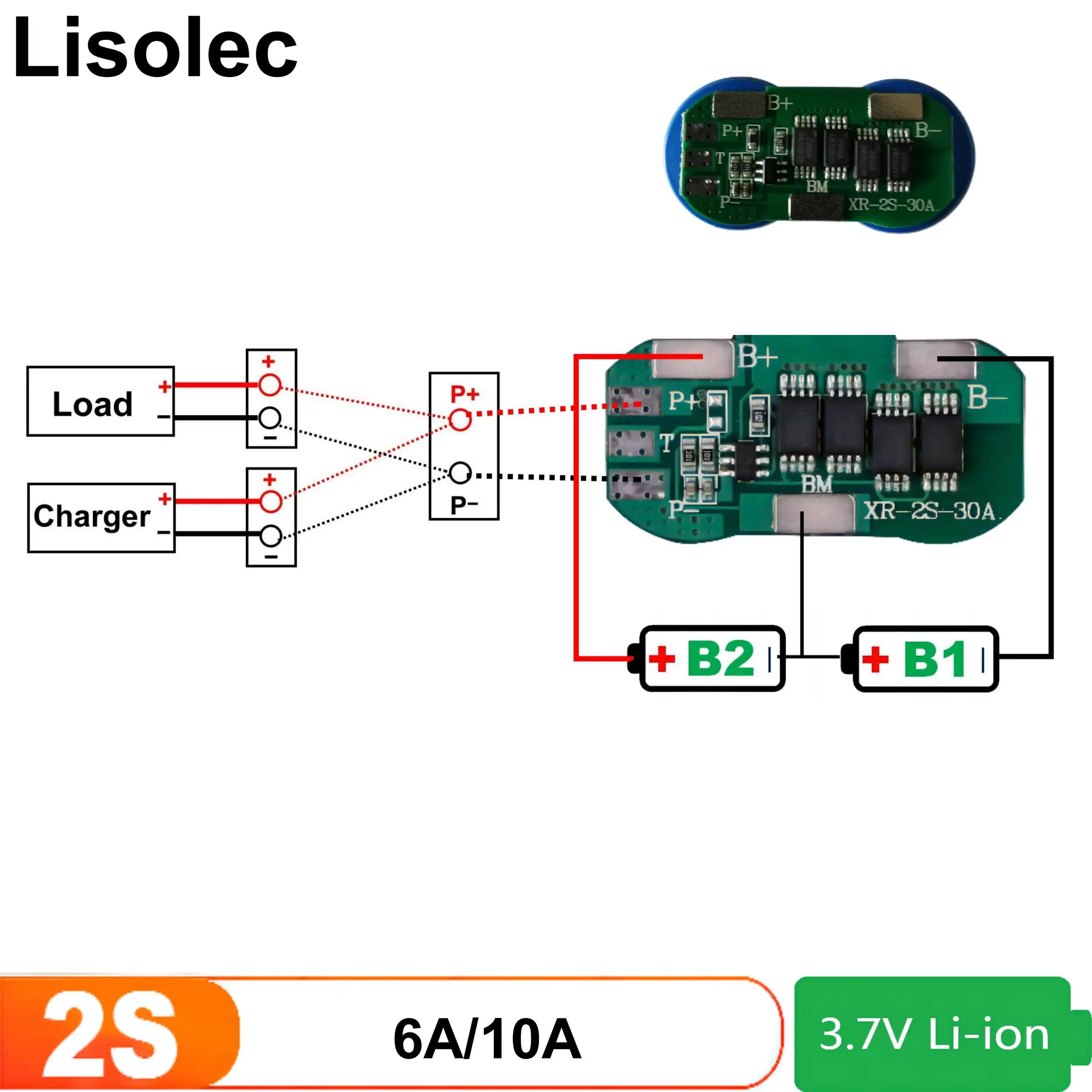 2S 3S 4S 5S 6S 7S 18650 BMS Charging Board Protect Plates 7.4V 12V 18V 24V Li-ion Lithium Battery Protection Circuit Module - Image 3