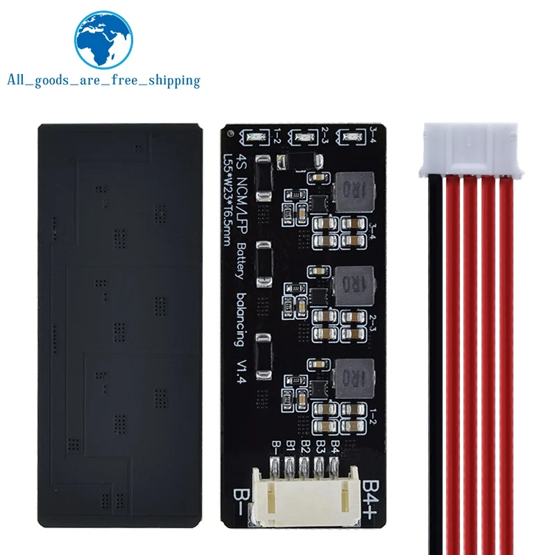 TZT BMS 3S 4S Active Balancer Board 1.2A Lifepo4 Lipo Li-ion Lithium Battery Energy Transfer Equalizer Module Inductive Version - Image 6