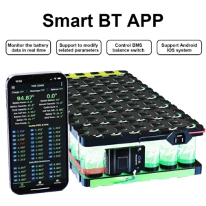 JIKONG BMS RS485 BD4A8S4P with BT RS485 1A Active Balance 4S~24S 40A~200A LifePo4 BMS Li-ion LTO 18650 Battery Smart BMS JKBMS